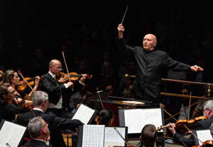 Man conducting. 